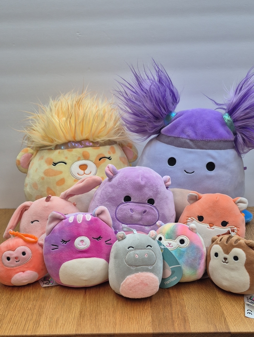 Squishmallows Plush Bundle - Purple, Lavender, Pink, Orange, Yellow, Multicolor